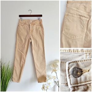 Old Navy OG Straight High-Rise Jeans - Cream, Size 2